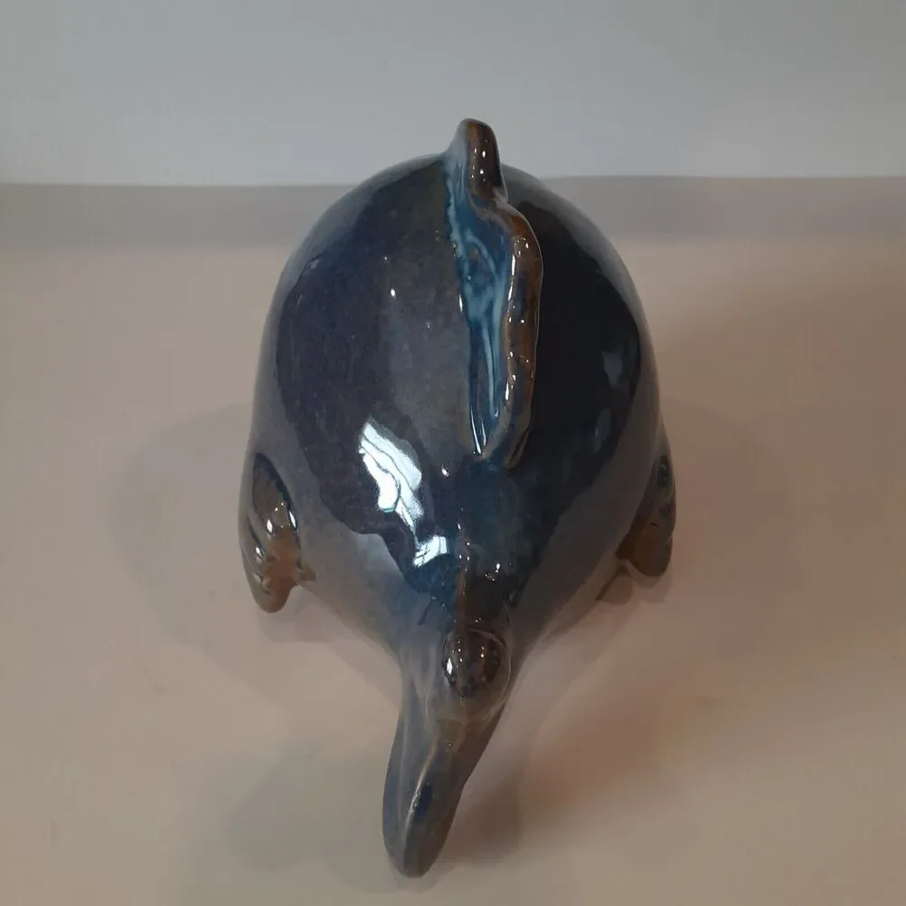Stoneware Fish Blues & Earthtones Whimsy Decor